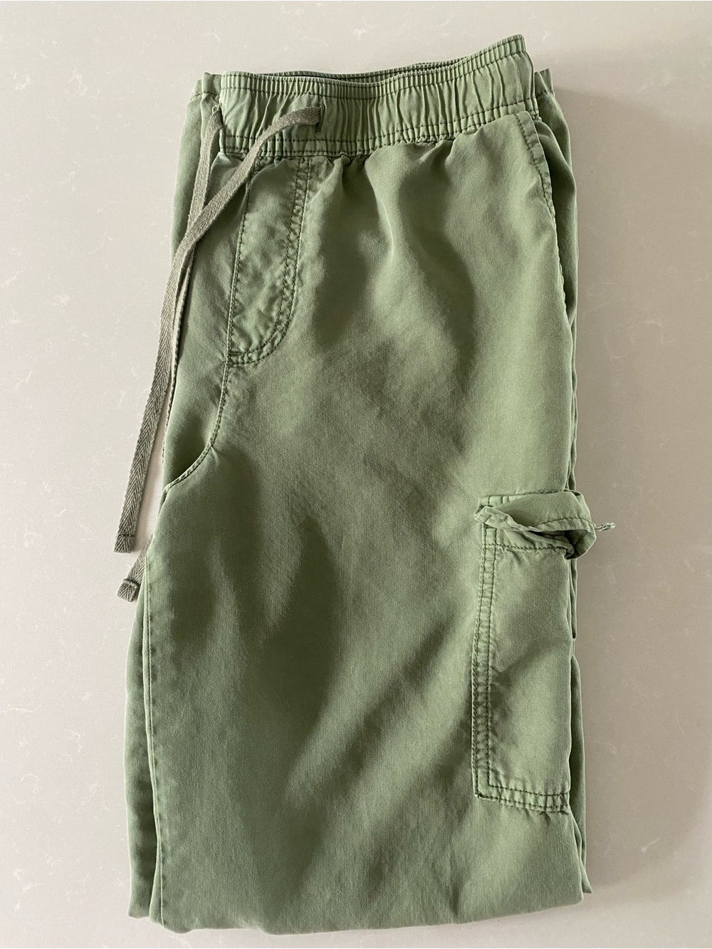 Sanctuary Light Olive Drawstring Flowy Waist Pants